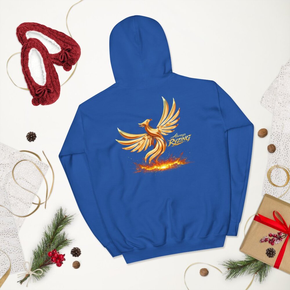 Zenicism™ "Always RYZING™" Blue Hoodie